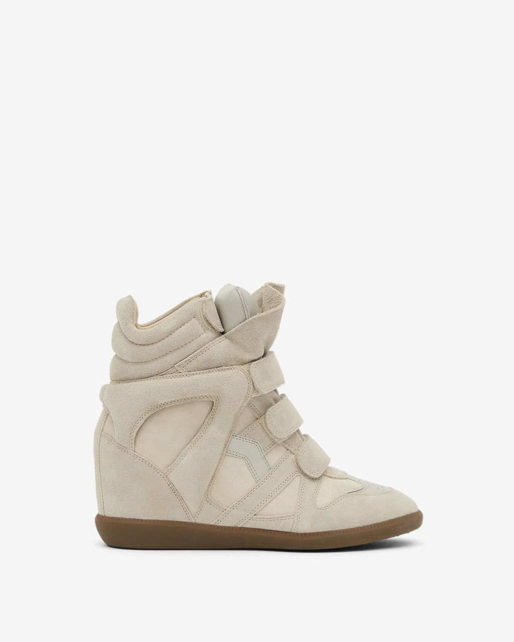 Isabel Marant Women’s Bekett Sneakers – Ecru Leather & Suede