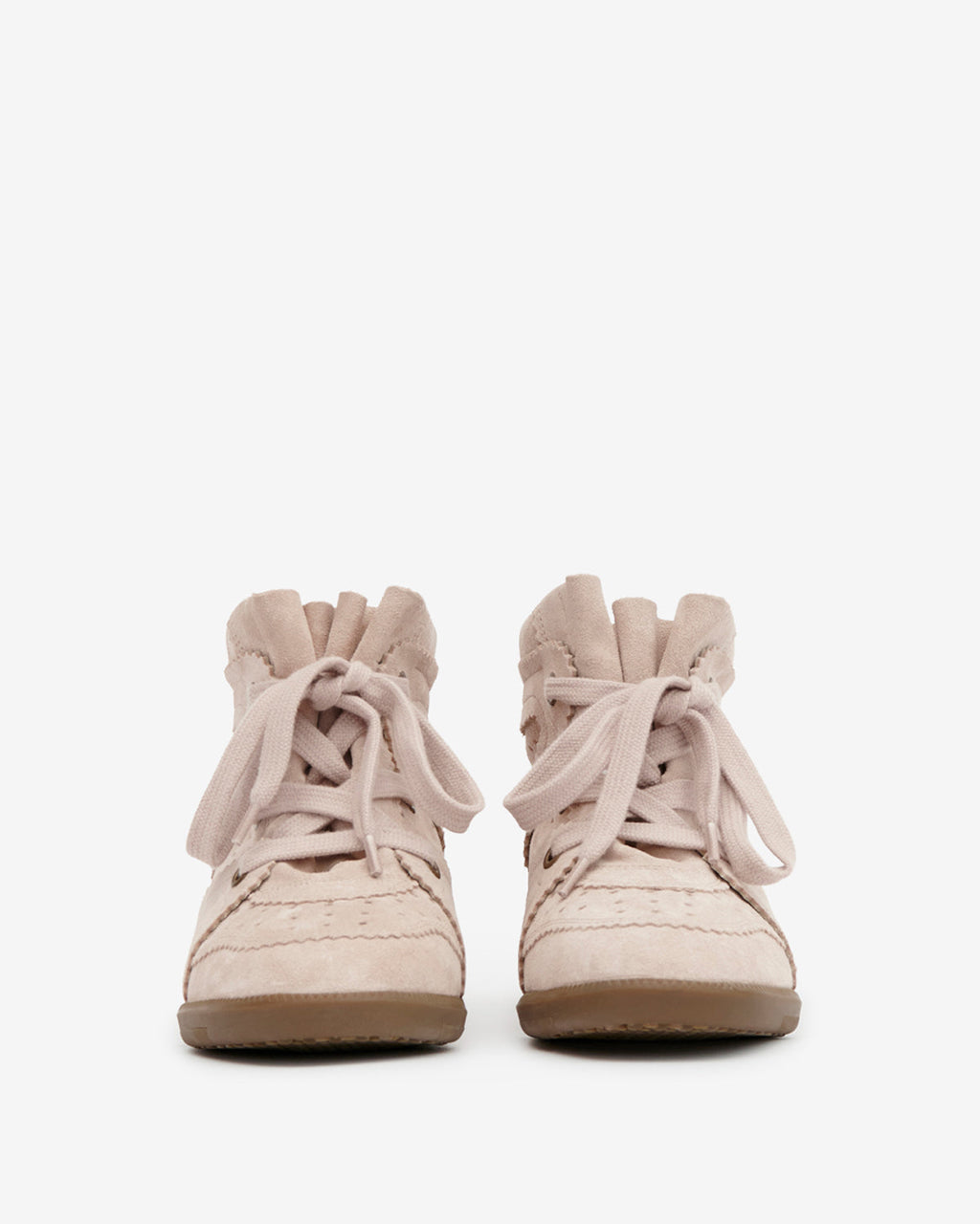 Isabel Marant Bekett Women’s Wedge Sneakers – Pale Pink