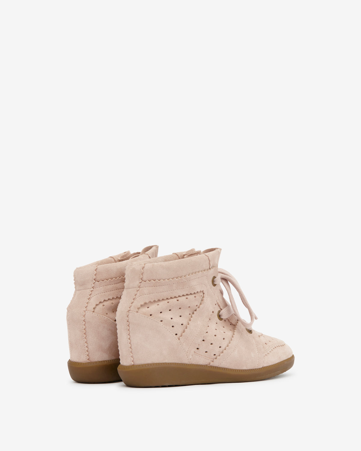 Isabel Marant Bekett Women’s Wedge Sneakers – Pale Pink
