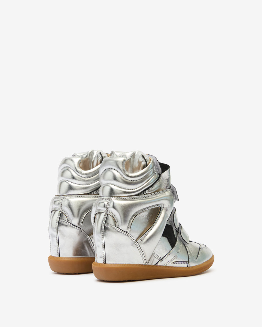Isabel Marant Women’s Bekett High‑Top Sneakers – Metal Designer Footwear