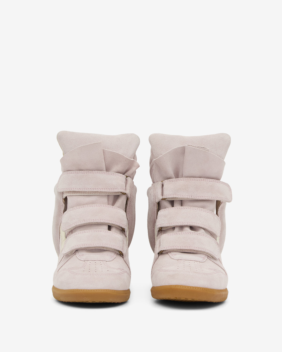 Isabel Marant Women’s Bekett High‑Top Sneakers – Pale Pink Designer Footwear