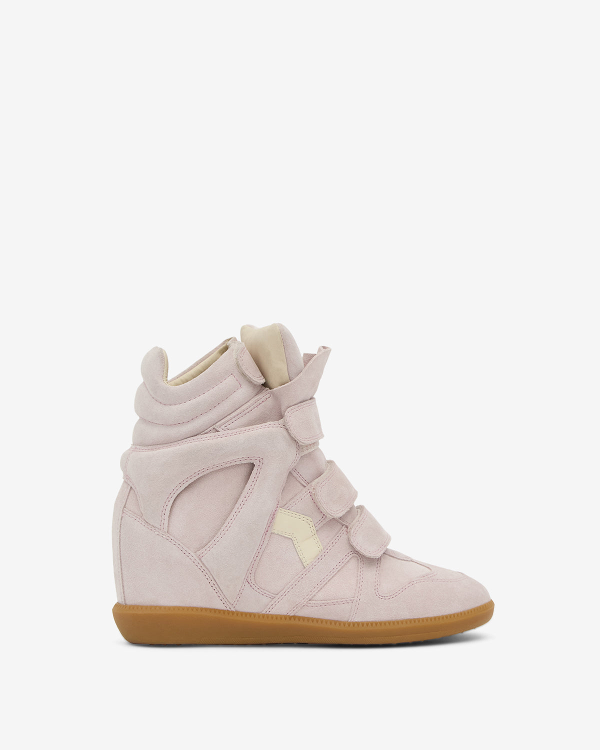 Isabel Marant Women’s Bekett High‑Top Sneakers – Pale Pink Designer Footwear