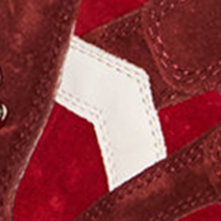 Isabel Marant Bekett Concealed Wedge Sneakers – Scarlet Red & Chalk Leather & Suede