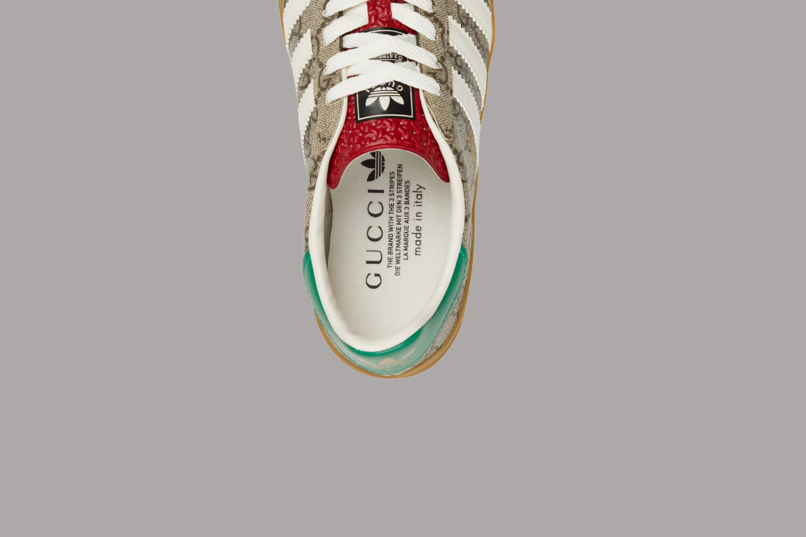 Adidas Gazelle Retro G‑Monogram Sneakers – Beige Limited Edition
