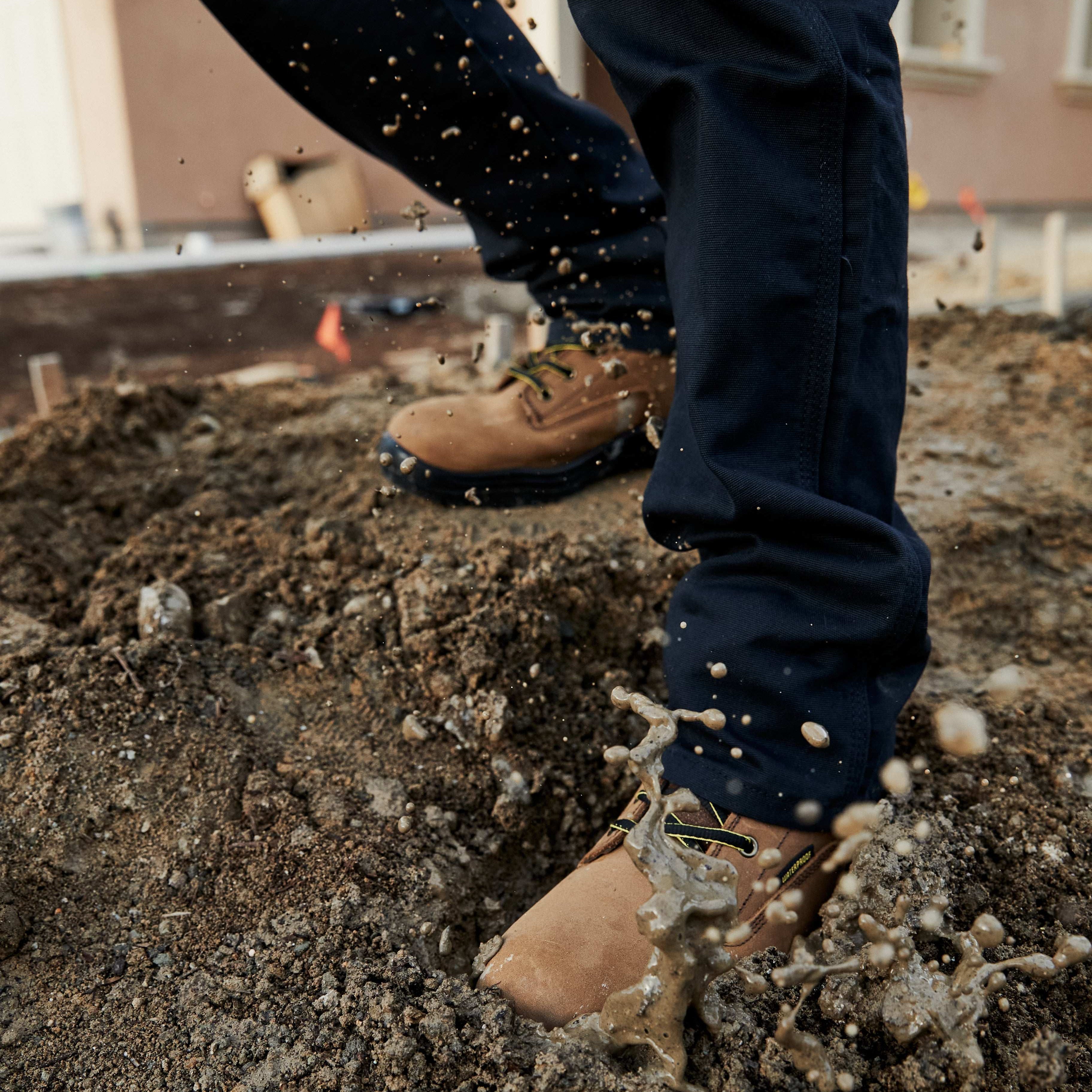 Ever Boots Corporation Ultra Dry Men's Waterproof Work Boots Copper