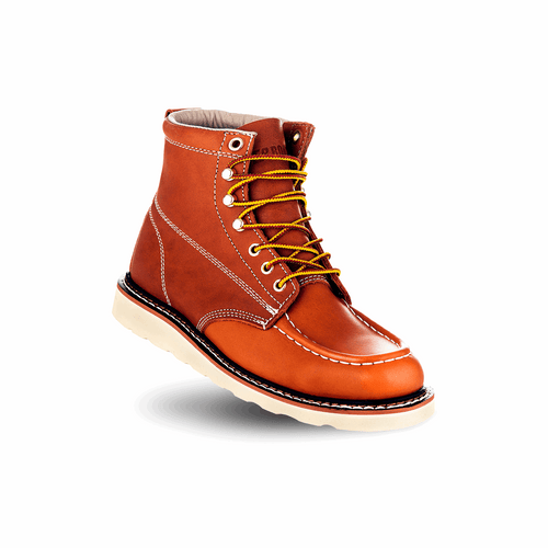 Ever Boots Weldor Men's Moc Toe Work Boots Brown